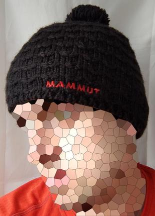 Шапка mammut pommel beanie1 фото