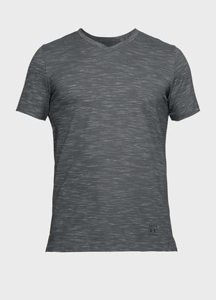 Футболка under armour sportstyle core v neck tee сер.4 фото