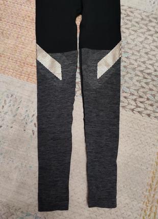 Спортивні штани жіночі легінси тайтсы h&m преміум колекція7 фото