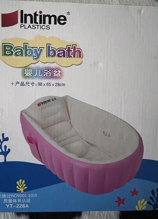 Детская надувная ванночка