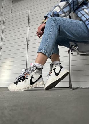 Кросівки blazer mid “readymade” white  кроссовки9 фото