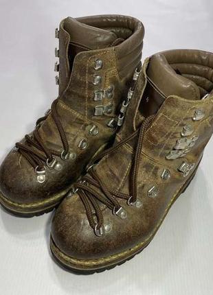 Ботинки треккинговые hanwag germany, vibram, кожаные, для гор, 23,5 см, сост. отличное!2 фото