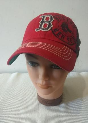 Кепка-бейсболка boston red - sox , sport