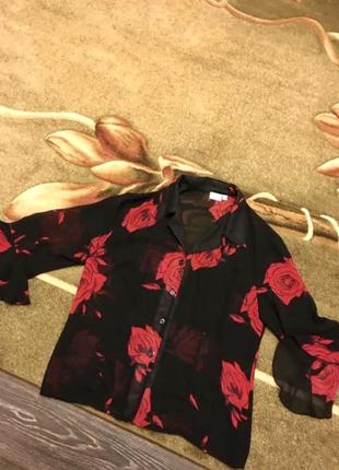 Блуза шифон л