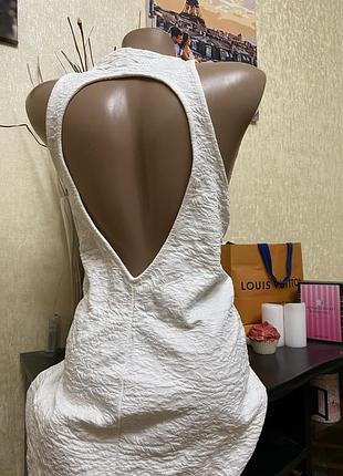 Розпродаж❗️біле літнє плаття 👗 голою спинкою