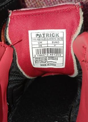 Бутсы patrick uk c12 eu316 фото