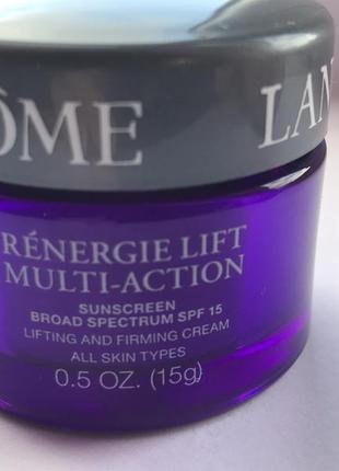 Антивіковий ліфтинг-крем для всіх типів шкіри lancome renergie lift multi-action1 фото