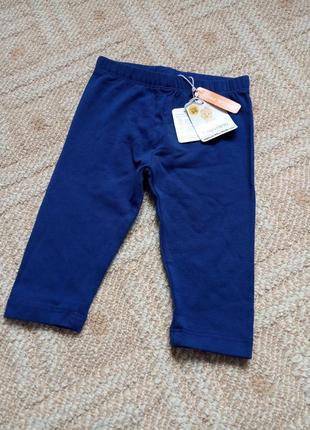 Хлопковые лосины, капри, легинсы на 3-6 месяцев (рост 62), ovs