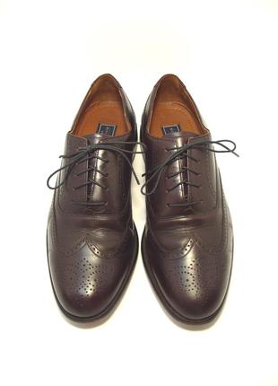 Чоловічі шкіряні туфлі оксфорди bostonian р. 43-443 фото