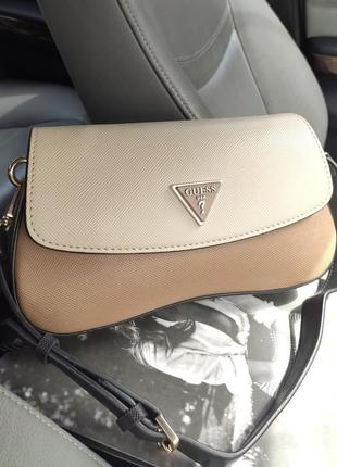 Сумка гесс кроссбоди guess cordelia flap logo