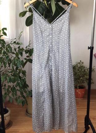 Жіноче довге плаття з розрізом та відкритою спинкою, з візерунком бренду atmosphere 36-38 розміру