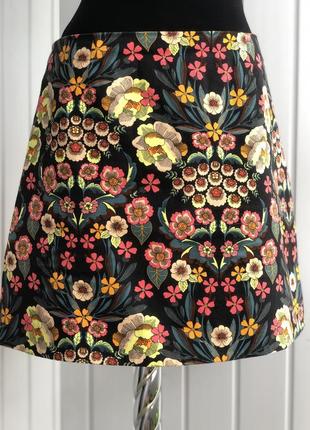 Яскрава стильна спідниця з квітковим принтом river island