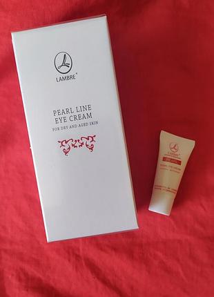 Восстанавливающий крем для области вокруг глаз lambre pearl line eye crem/крем ламбре...