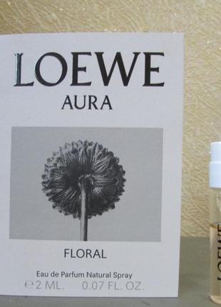 Туалетная вода loewe aura floral loewe остаток 1,8 мл.
