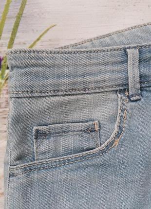 Шорти джинсові короткі вкорочені шортики шорты джинсовые короткие укороченые h&m тонкий джинс5 фото
