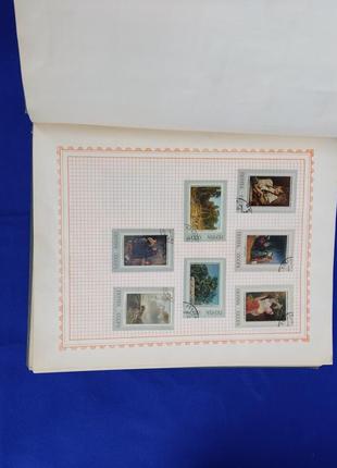 Толлстый альбом для марок дуже багато листів кляссер срср радянський9 фото
