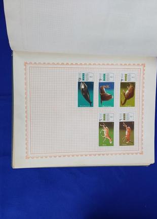 Толлстый альбом для марок дуже багато листів кляссер срср радянський5 фото