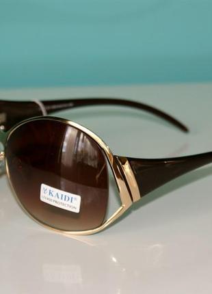 Стильные женские солнцезащитные очки kaidi, защита - uv 4003 фото