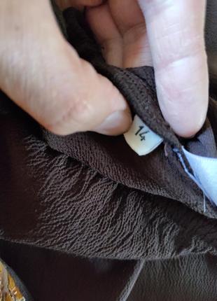 Свободные шорты бриджи темного цвета 14 р marks&spencer5 фото