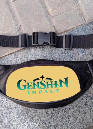 Поясна сумка бананка аніме геншін удар genshin impact (q111)