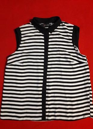 Легкая летняя блуза в полоску dorothy perkins