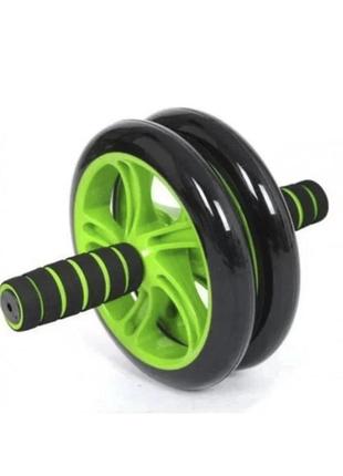 Гимнастический ролик для пресса feel fit sp-145 xo зелёная