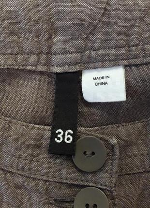 Модные, лёгкие, дышащие летние штанишки из льна от h&m5 фото