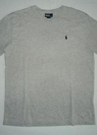 Футболка polo ralph lauren сіра оригінал (m-l)