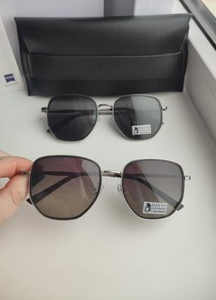 Фирменные солнцезащитные круглые очки havvs polarized окуляри6 фото