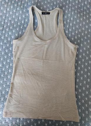 Майка с золотыми нитками