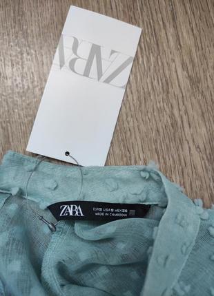 Шикарная блуза с объёмными рукавами zara размер s-xs4 фото