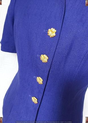 Новый нарядный качественный пиджак/жакет в сочном цвете "электрик", размер м-л7 фото