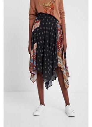M р трендова натуральна спідниця, ❤️desigual❤️❤️