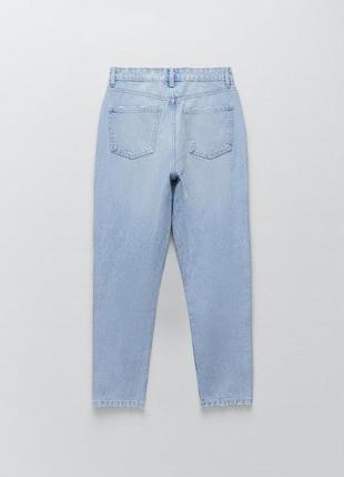 Zara classic mom fit джинсы , размер  347 фото