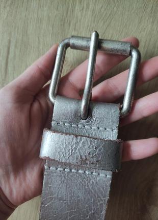 Крутой кожаный мужской ремень cowboy belt, италия . размер 90 .8 фото