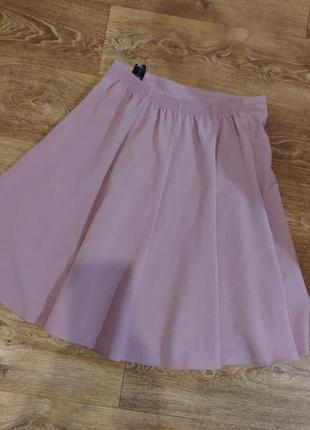 Шикарная юбка лавандового цвета
