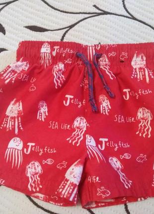 Пляжні шорти для хлопчика 1,5-2 років, фірми george1 фото