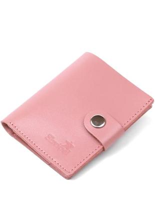 Жіноче портмоне шкіряне рожеве4 фото