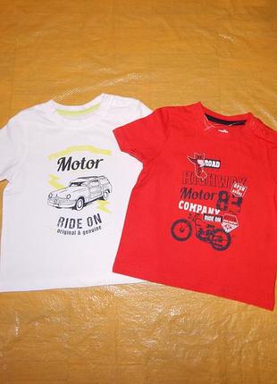 86-92 набор 2 шт. футболка лупилу lupilu, германия