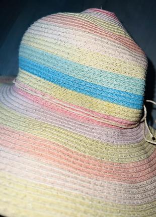 Солом'яний капелюх з великими полями h&m 6-8л2 фото