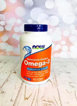Омега-3 і риб’ячий жир 180 мг епк / 120 мг дгк
200 капсул