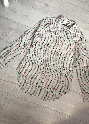 Блуза рубашка в принт m&s