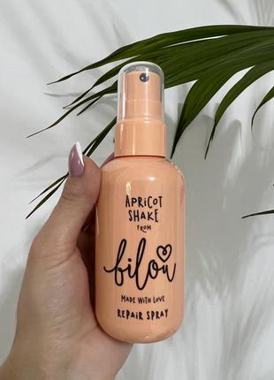 Відновлюючий спрей для волосся bilou apricot shake repair spray 150 мл1 фото