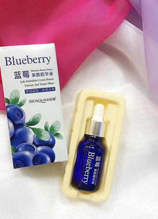🫐 сыворотка для лица с гиалуроновой кислотой и экстрактом черники bioaqua blueberry essence wonder (15мл)🫐