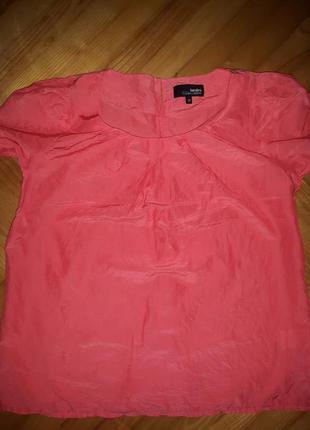 Легка повітряна блуза, бавовна+шовк, від laura lardini! p.-38