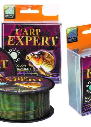 Леска рыболовная carp expert multicolor 300 м 0.30 мм 12.1 кг (energofish)