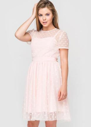 Класне пудрове, гіпюрове плаття для дівчинки 15-16 років hooch , німечинна