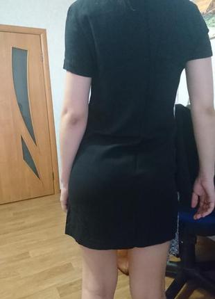 Платье черное с принтом oggi2 фото