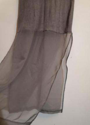 Платье сарафан туника комбинированная2 фото