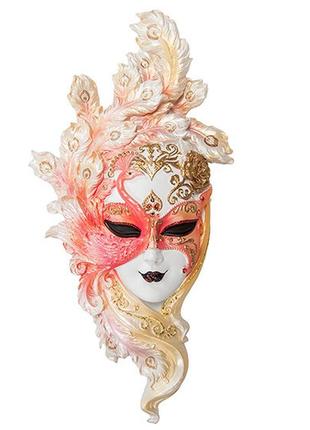 Статуэтка veronese венецианская маска павлин 34 см 1902241